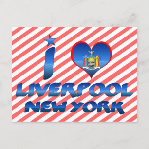I Liebe Liverpool, New York Postkarte