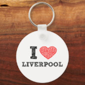 I Liebe Liverpool Schlüsselanhänger (Vorderseite)