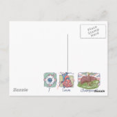 I Liebe Liverpool Spaß Postkarte (Rückseite)