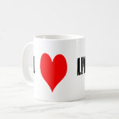 I LIEBE-LIVERPOOL-TASSE KAFFEETASSE (Vorderseite Links)