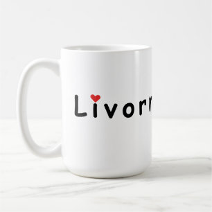 I Liebe Livorno Italien Kaffeetasse