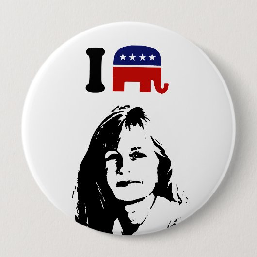 I Liebe Liz Cheney Button (Vorderseite)