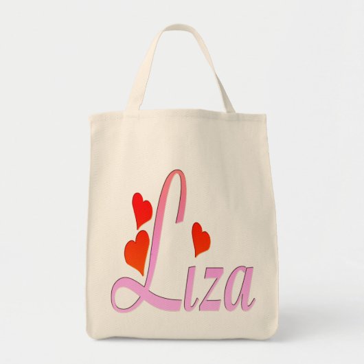 I Liebe Liza Bag Tragetasche (Vorne)