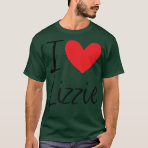 I Liebe Lizzie Name Personalisiert Girl BESTE FREU T-Shirt