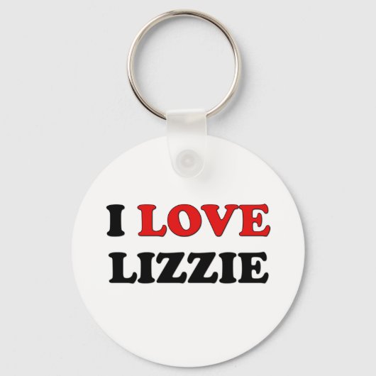 I Liebe Lizzie Schlüsselanhänger (Vorderseite)