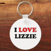 I Liebe Lizzie Schlüsselanhänger (Vorderseite)