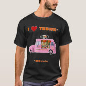 I Liebe LKW (GRILLEN LKW) T-Shirt (Vorderseite)