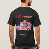 I Liebe LKW (GRILLEN LKW) T-Shirt (Rückseite)