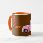 I Liebe LKW (GRILLEN Tasse (Vorderseite Links)