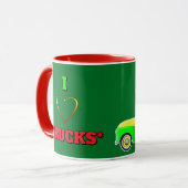 I Liebe LKW (TACO-LKW) Tasse (Vorderseite Links)