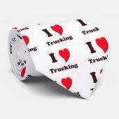 I Liebe-LKW-Transport Krawatte (Gerollt)