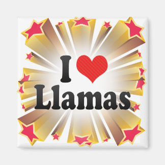 I Liebe Llamas Magnet