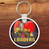 I Liebe Loader Schlüsselkette Schlüsselanhänger (Vorderseite)