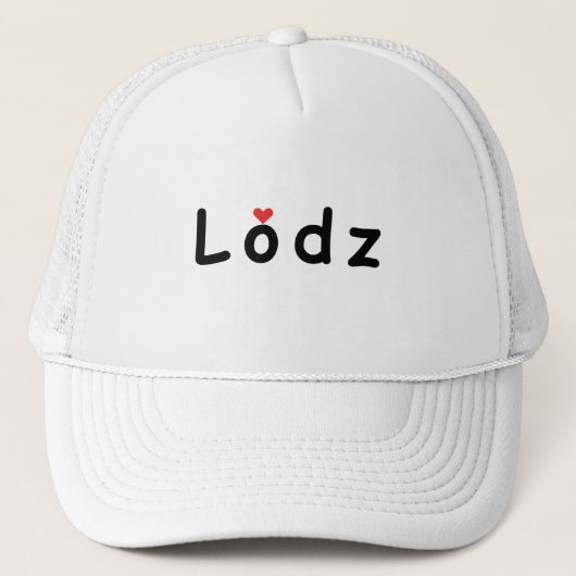 I Liebe Lodz Truckerkappe (Vorderseite)