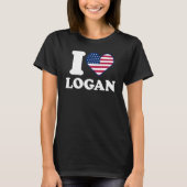 I Liebe Logan I heart Logan T-Shirt (Vorderseite)