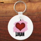 I Liebe Logan Schlüsselanhänger (Vorderseite)