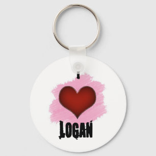 I Liebe-Logan-Schlüsselanhänger Schlüsselanhänger