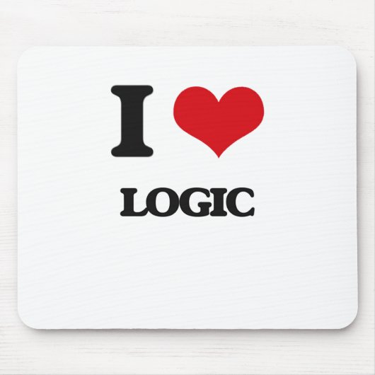 I Liebe-Logik Mousepad (Vorne)