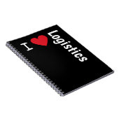 I Liebe Logistics Manager Zitat Funny Office Gesch Notizblock (Rechte Seite)