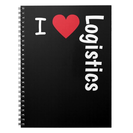 I Liebe Logistics Manager Zitat Funny Office Gesch Notizblock (Vorderseite)