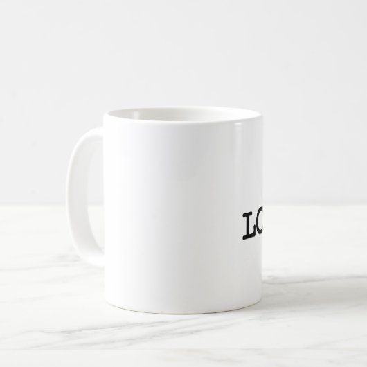 I Liebe-Logistik Kaffeetasse (Vorderseite Links)
