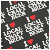 I LIEBE-LOKALES HANDWERKS-BIER STOFF (Muster)