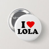 I Liebe Lola Button (Vorne & Hinten)