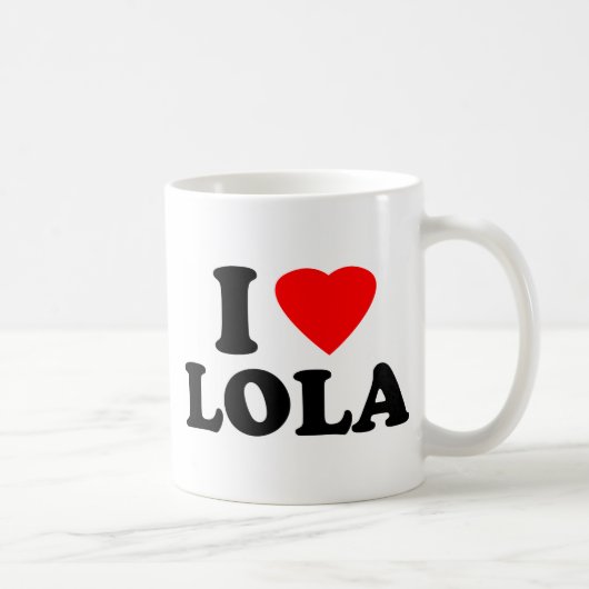 I Liebe Lola Kaffeetasse (Rechts)