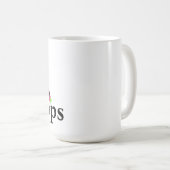 I Liebe Lollipops Kaffeetasse (VorderseiteRechts)
