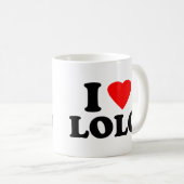 I Liebe Lolo Kaffeetasse (VorderseiteRechts)
