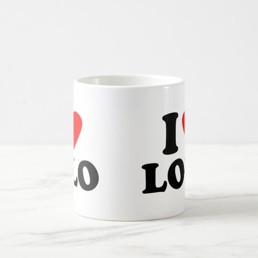 I Liebe Lolo Kaffeetasse (Mittel)