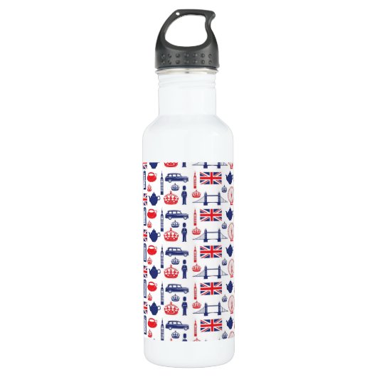 I Liebe London - Alles in London Trinkflasche (Vorderseite)