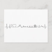 I Liebe London (außergewöhnlicher ecg-Stil) Souven Postkarte (Vorderseite)