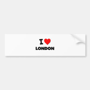 I Liebe London Autoaufkleber