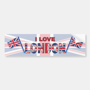 I Liebe London Autoaufkleber
