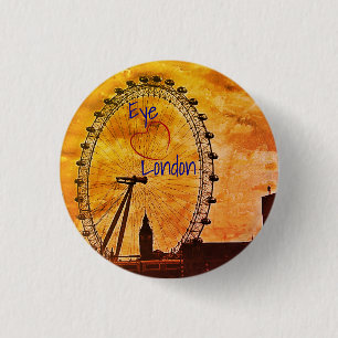 I Liebe London Button