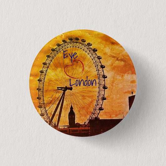 I Liebe London Button (Vorderseite)