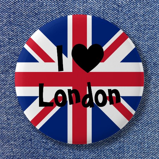 I Liebe London Button