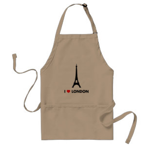 I Liebe London - Eiffel-Turm-Schürze Schürze