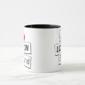 I Liebe London England Tasse (Zentrum)