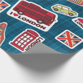 I Liebe London Geschenkpapier (Ecke)