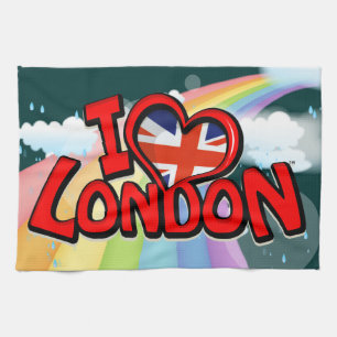 I Liebe London Geschirrtuch