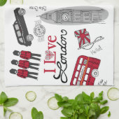 I Liebe London Handtuch (Gefaltet)