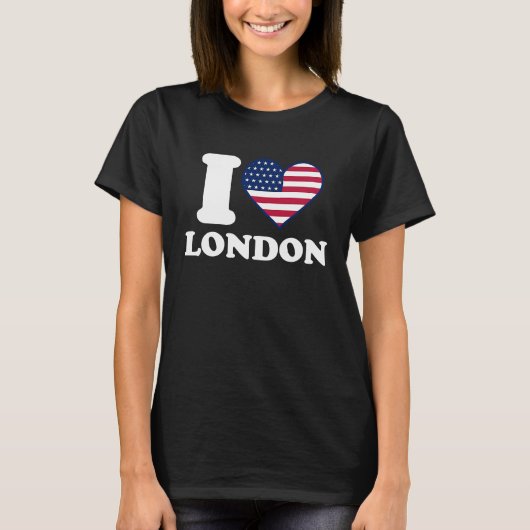 I Liebe London I Herz London T-Shirt (Vorderseite)