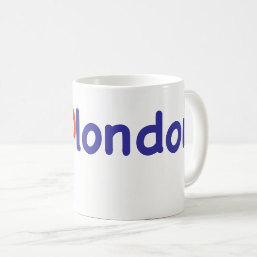 I Liebe London Kaffeetasse (VorderseiteRechts)