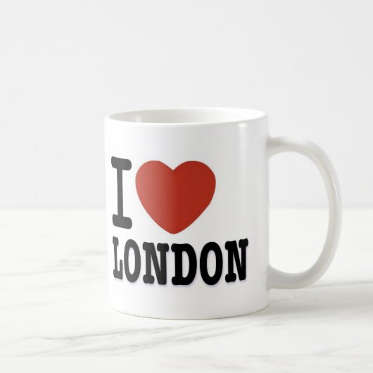 I LIEBE LONDON KAFFEETASSE (Rechts)