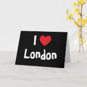 I Liebe London Karte (Gelbe Blume)