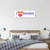 I Liebe London Leinwanddruck (Insitu (Schlafzimmer))