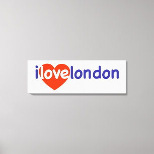 I Liebe London Leinwanddruck