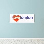 I Liebe London Leinwanddruck (Insitu (Holzboden))